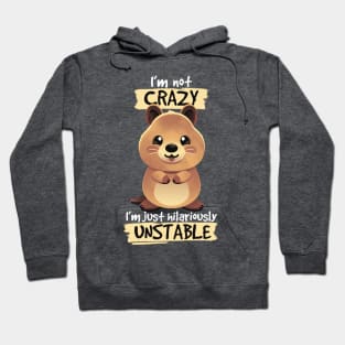 Crazy quokka Hoodie